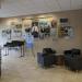 seating area with artful infographics