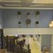 Stairway with nautical wall hangings