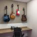 Guitars Hung on a Wall