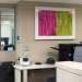 Neon painting over a copier
